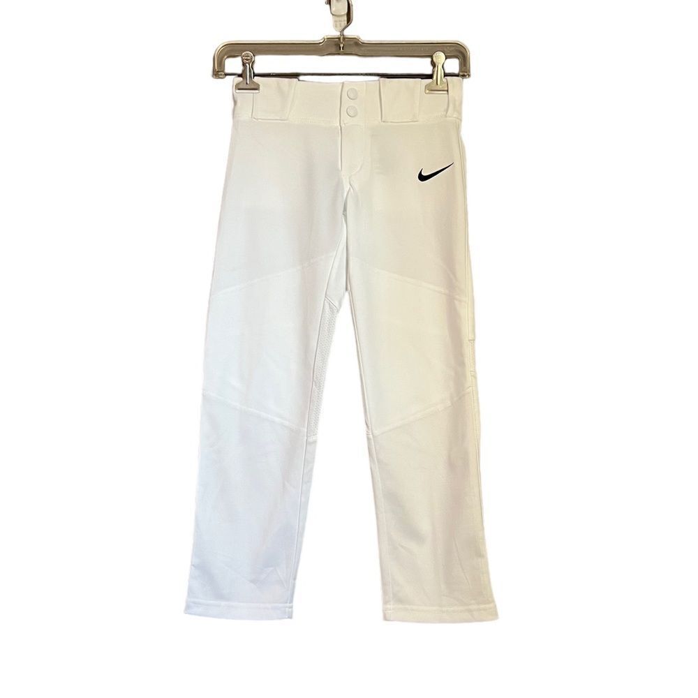 NWT! Nike white baseball pants. Size youth xs long